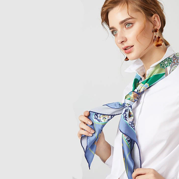 China Print Silk Scarf