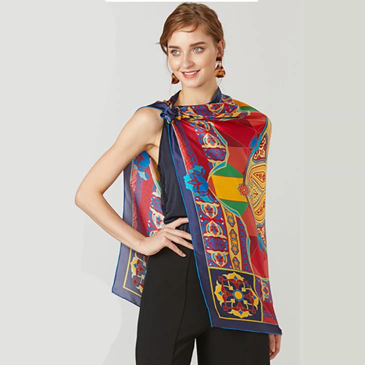 China Print Silk Scarf supplier