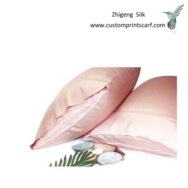 고품질 실크로 만든 핸드메이드 베개 커버