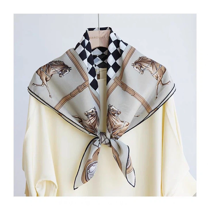 Bespoke Luxury And Classic Pattern 100% Mulberry Silk Scarf