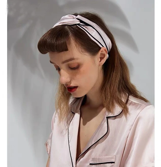 Custom 100% Mulberry Silk Headband For Lady